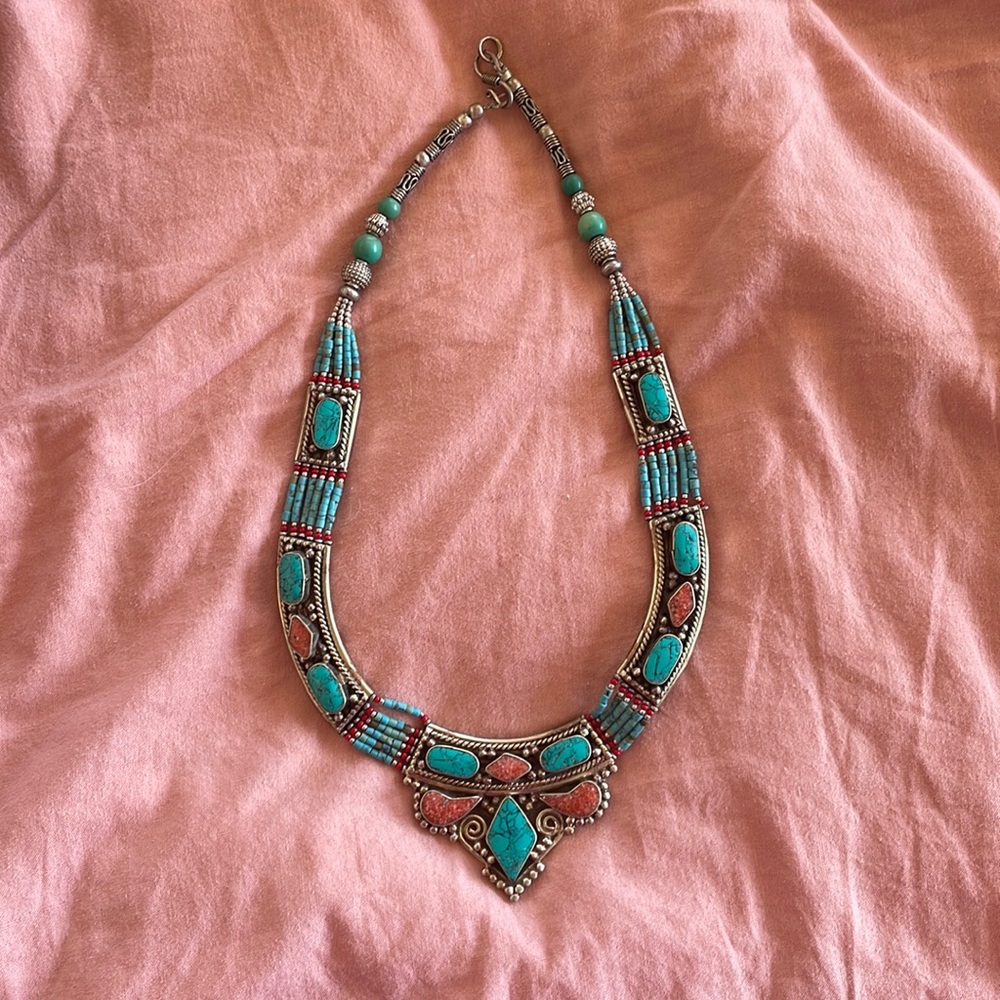 Turquoise Sterling Silver Necklace